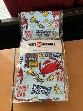 Old Bay Blue Crab Kitchen Towel